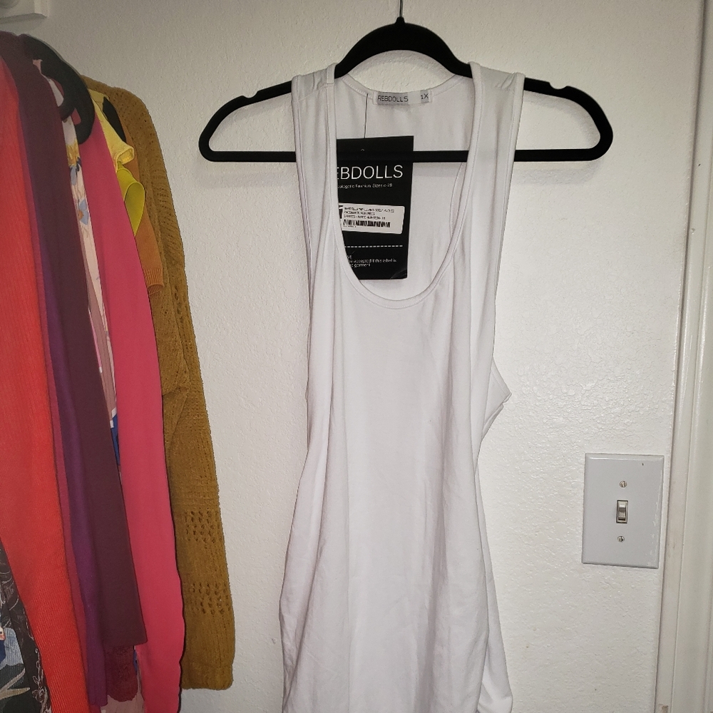 Midi white dress